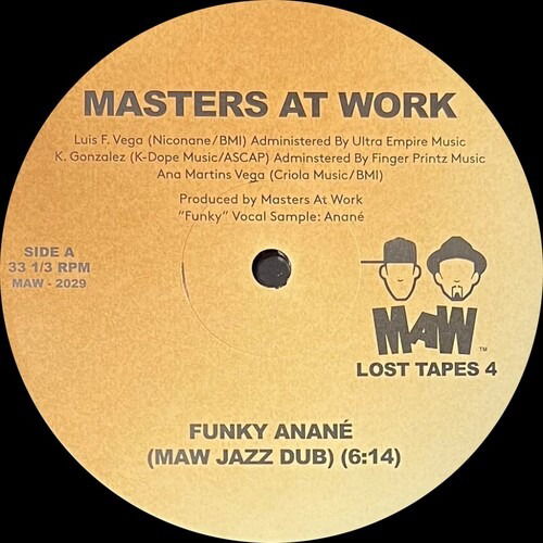 Masters At Work - Funky Anan / Maw Want You (Single) Cover Arts and Media | Records on Vinyl