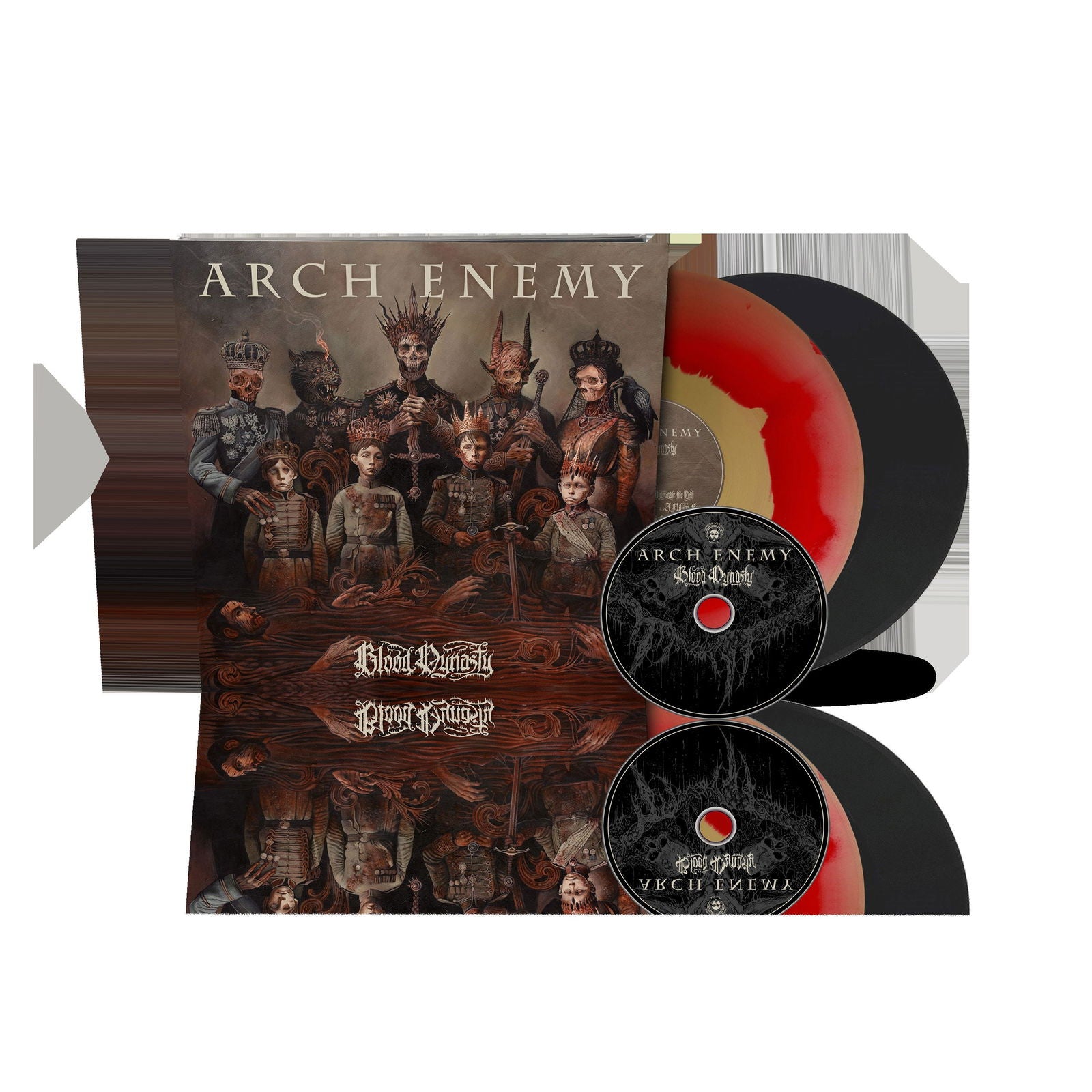 Arch Enemy - Blood Dynasty (3 LPs) Cover Arts and Media | Records on Vinyl