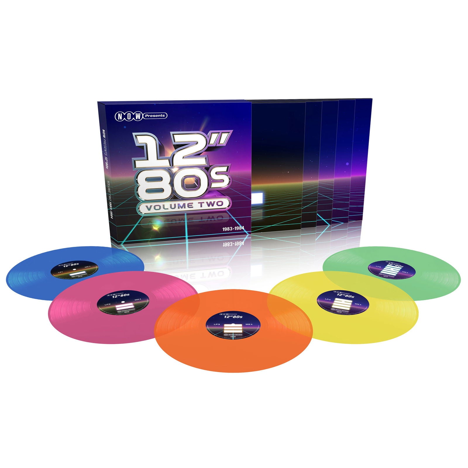 V/A - Now Presents...12" 80's: Volume Two: 1983-1984 (5 LPs) Cover Arts and Media | Records on Vinyl