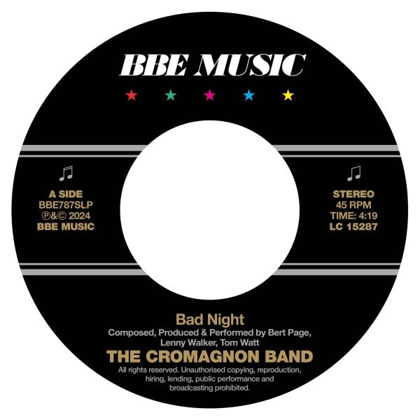  |   | Cromagnon Band - Bad Night / Quadrant (Single) | Records on Vinyl