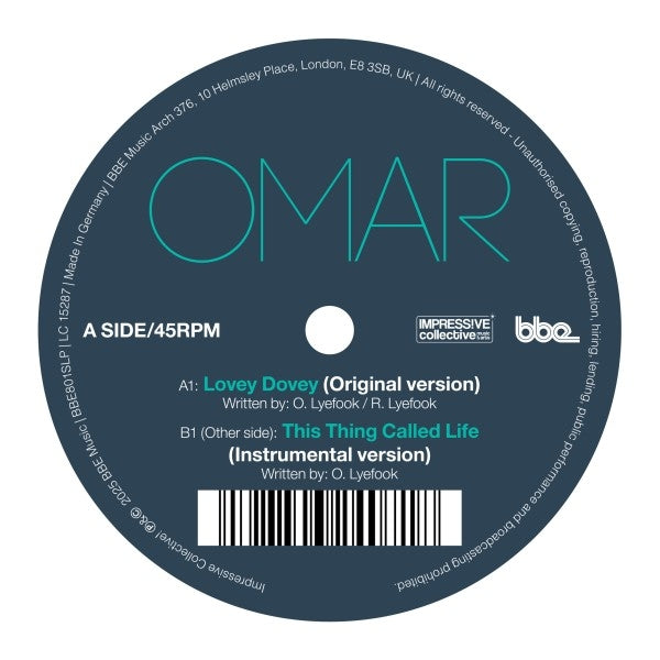  |   | Omar - Lovey Dovey (Original Version) / This Thing Called Life (Instrumental) (Single) | Records on Vinyl