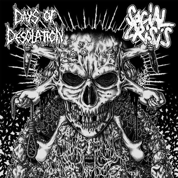 Social Crisis/Days of Desolation - Split (Single) Cover Arts and Media | Records on Vinyl