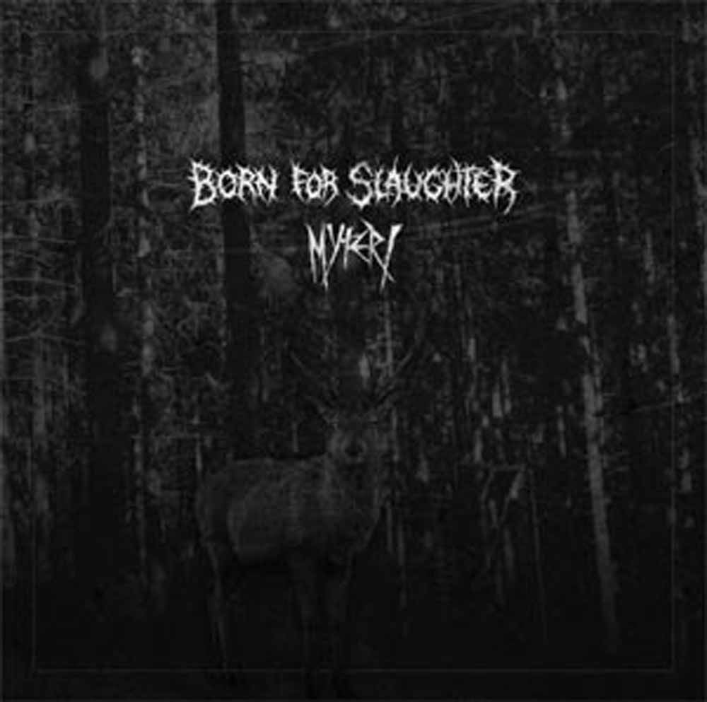 Born For Slaughter/Myteri - Split (Single) Cover Arts and Media | Records on Vinyl