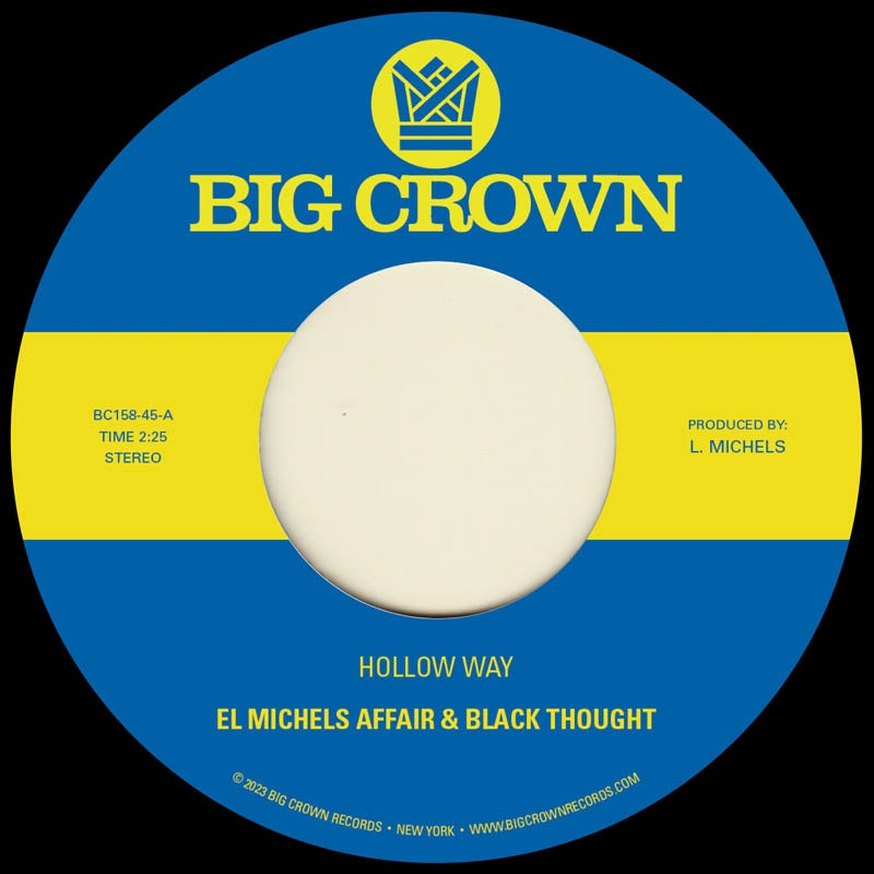  |   | El Michels Affair & Black Thought - Hollow Way (Single) | Records on Vinyl