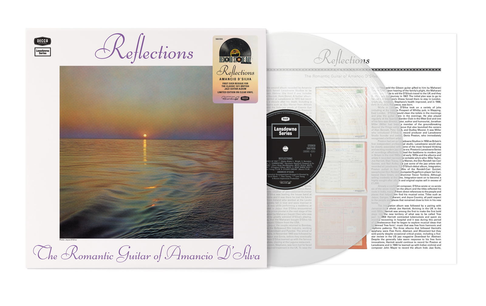 Amancio D'silva - Reflections (the Romantic Guitar of Amancio D'silva) (LP) Cover Arts and Media | Records on Vinyl