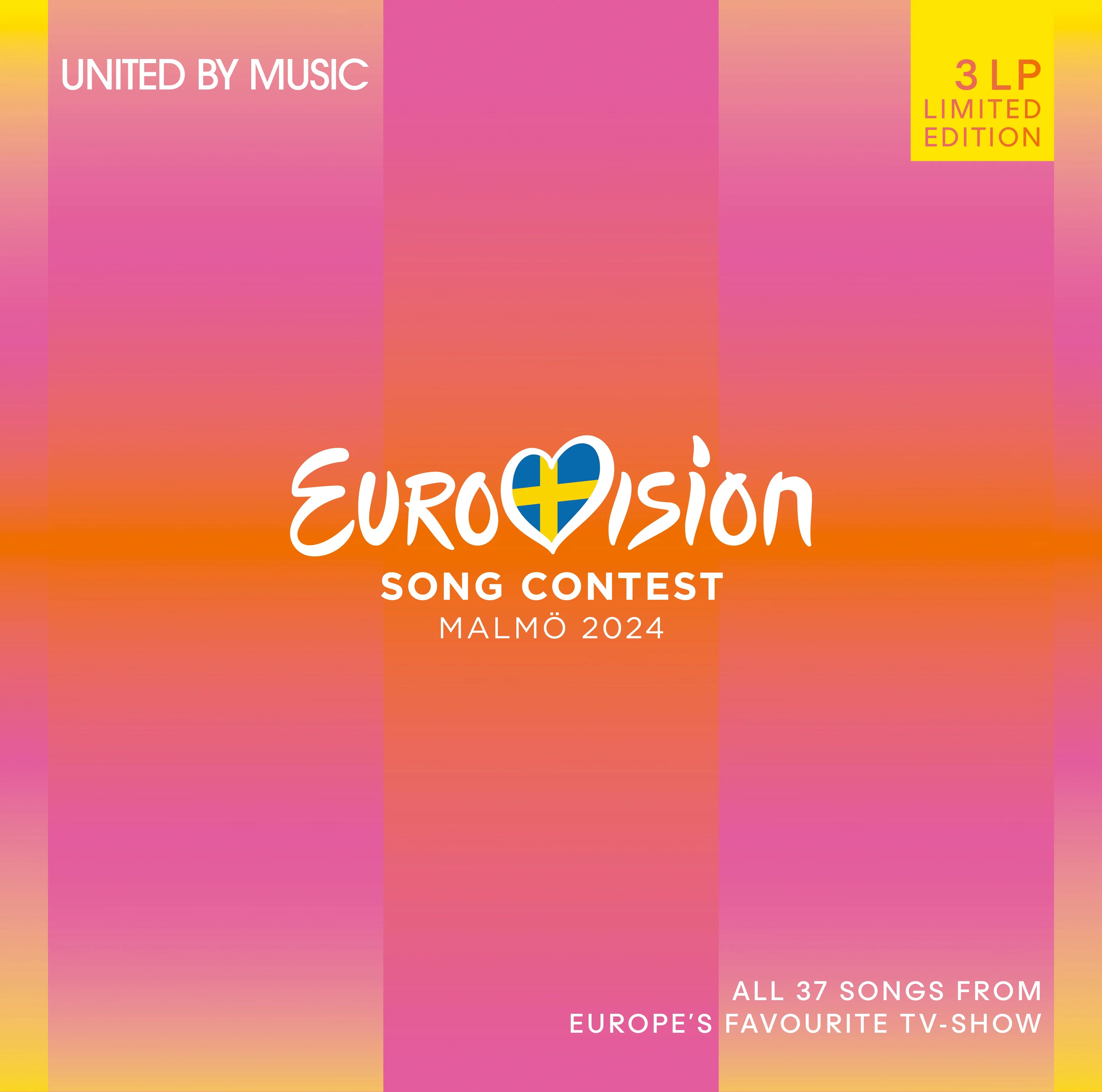 Eurovision Song Contest Malmö 2024 3LP Vinyl