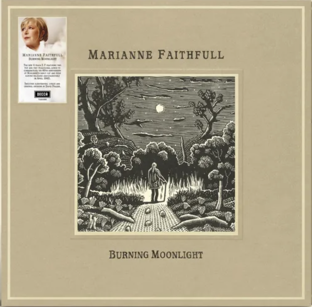 Marianne Faithfull - Burning Moonlight (Single) Cover Arts and Media | Records on Vinyl