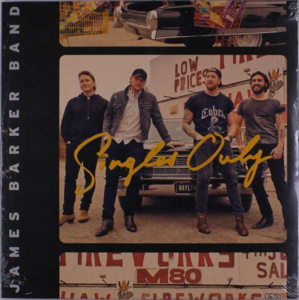 James Barker Band - Singles Only (LP) Cover Arts and Media | Records on Vinyl