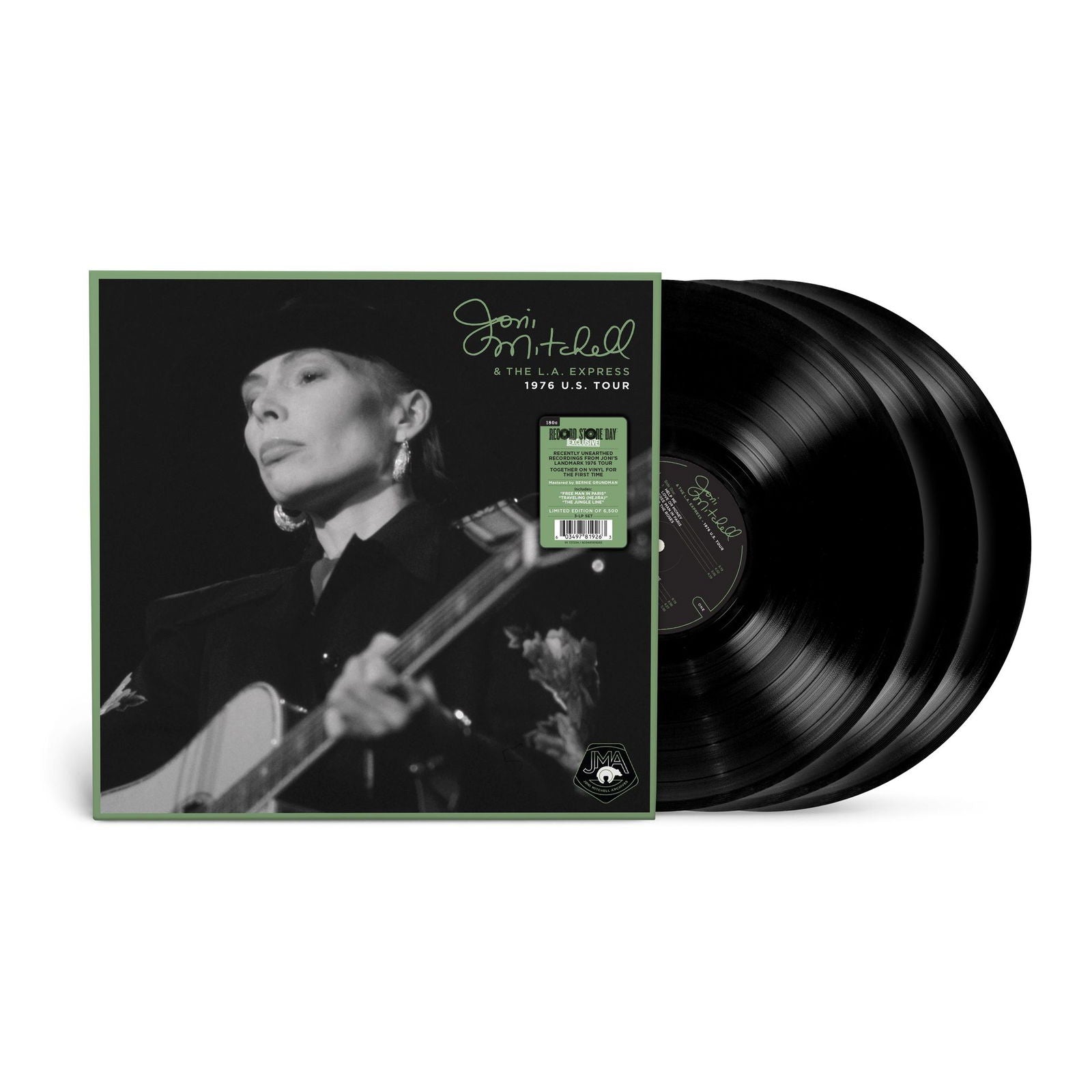 Joni Mitchell - 1976 U.S. Tour (3 LPs) Cover Arts and Media | Records on Vinyl
