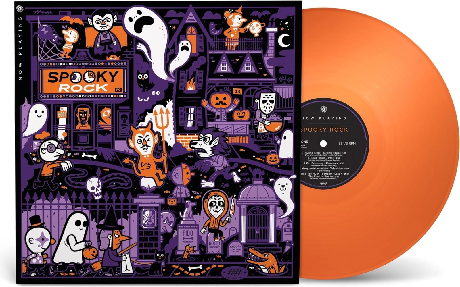 V/A - Now Playing: Spooky Rock (LP) Cover Arts and Media | Records on Vinyl