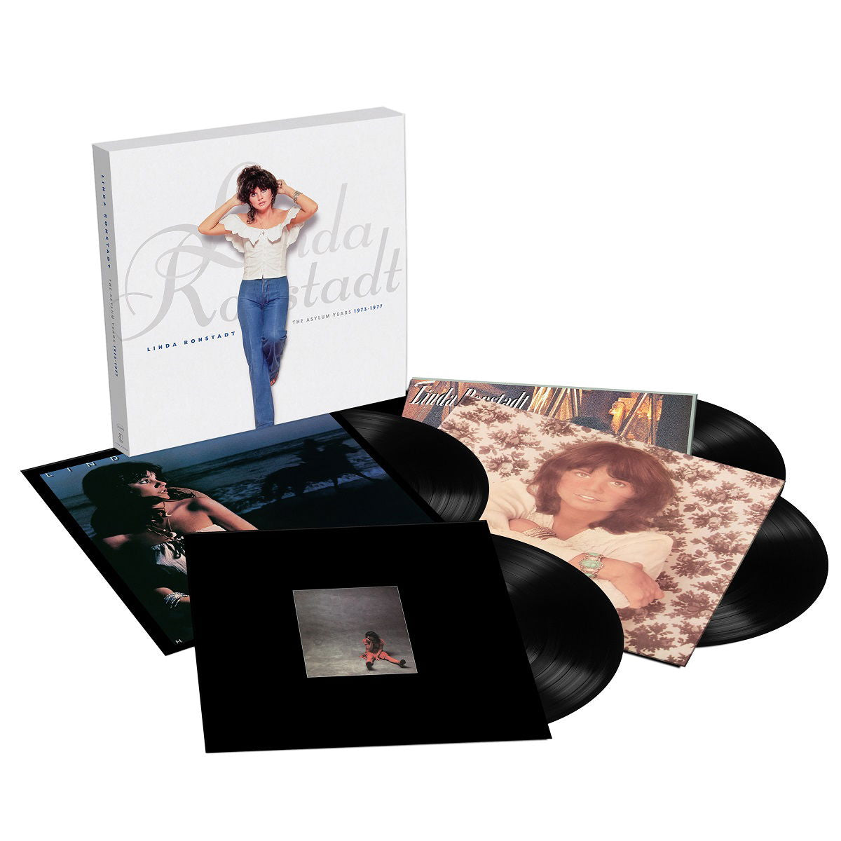 Linda Ronstadt - The Asylum Albums (1973-1978) (4 LPs) Cover Arts and Media | Records on Vinyl