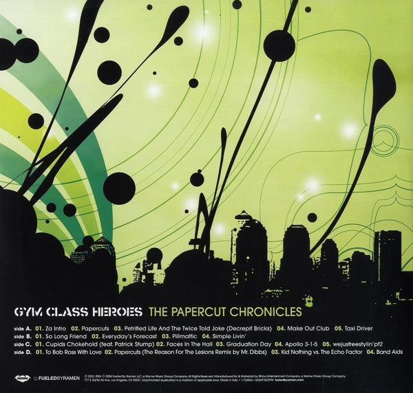 Gym Class Heroes - Papercut Chronicles (2 LPs) Cover Arts and Media | Records on Vinyl