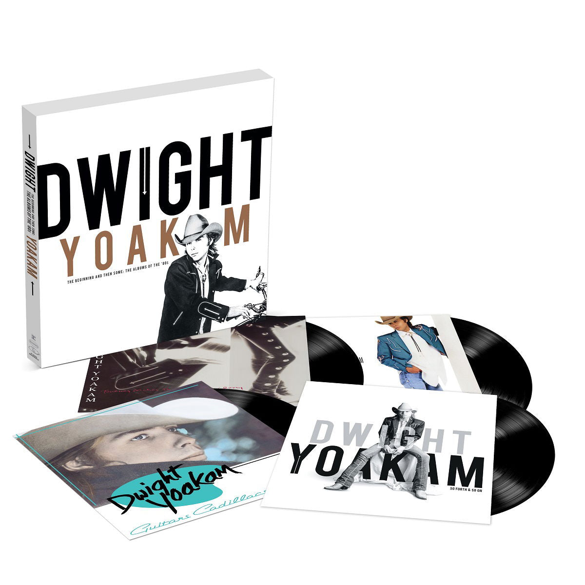 Dwight Yoakam - The Beginning and Then Some: the Albums of the '80s (4 LPs) Cover Arts and Media | Records on Vinyl