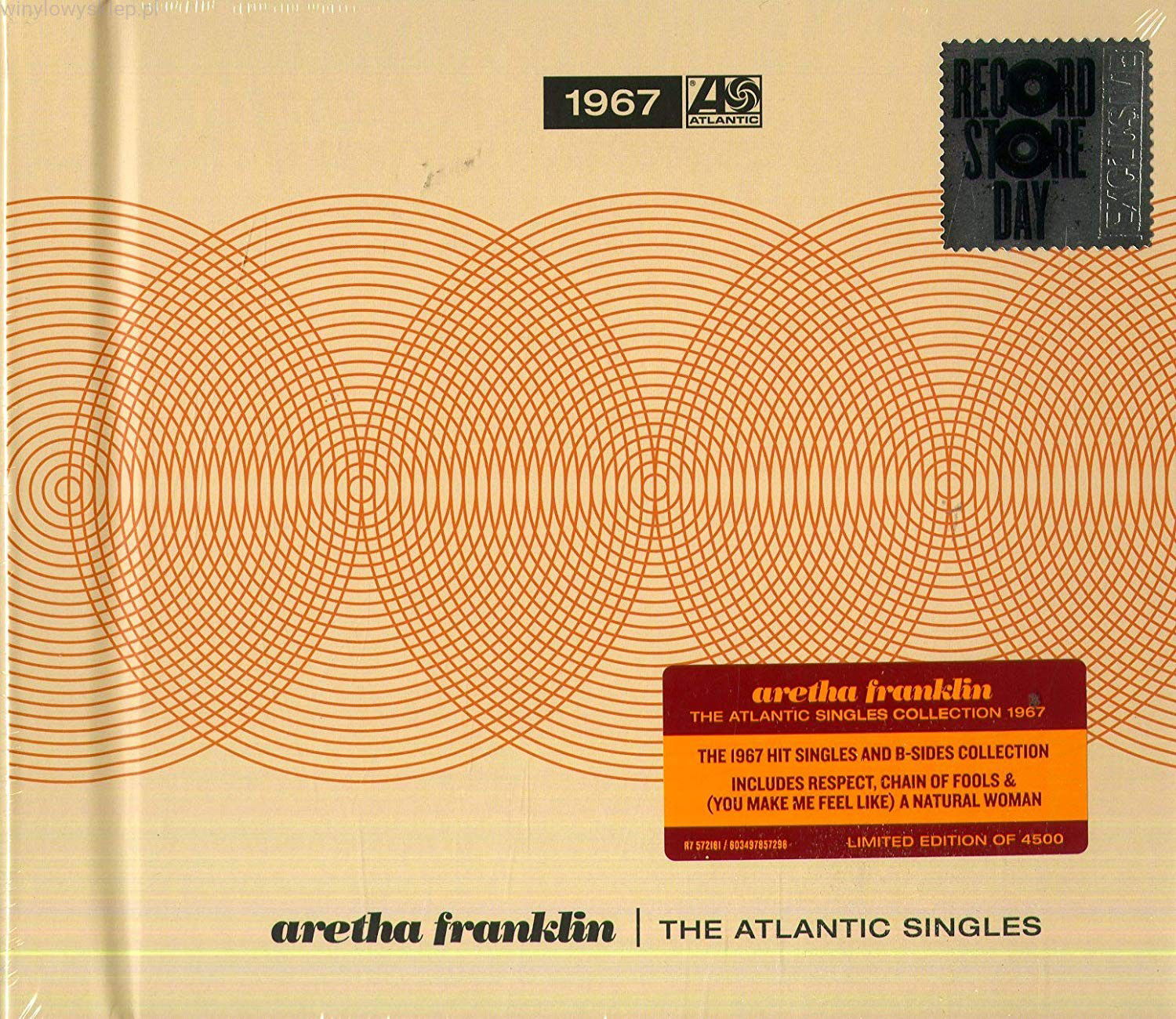 Aretha Franklin - Atlantic Singles Collection 1967 (5 Singles) Cover Arts and Media | Records on Vinyl