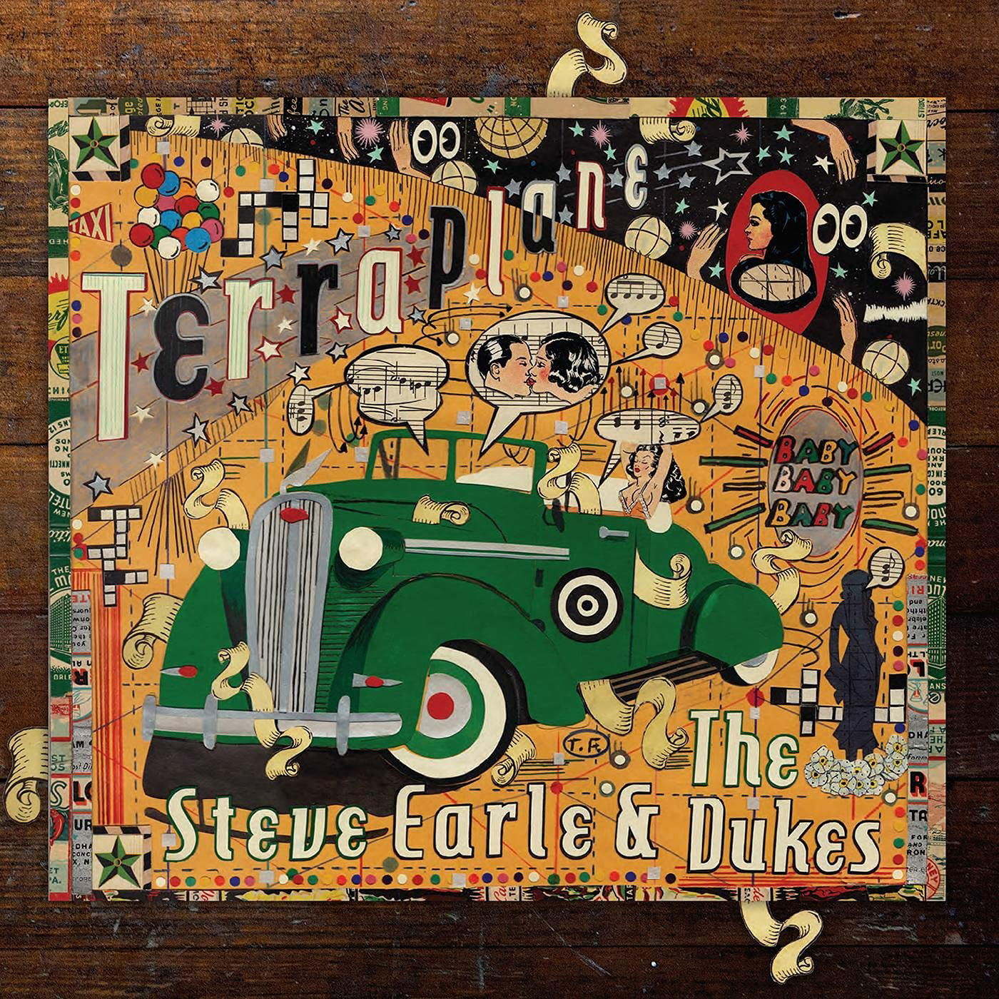 Steve & the Dukes Earle - Terraplane (LP) Cover Arts and Media | Records on Vinyl