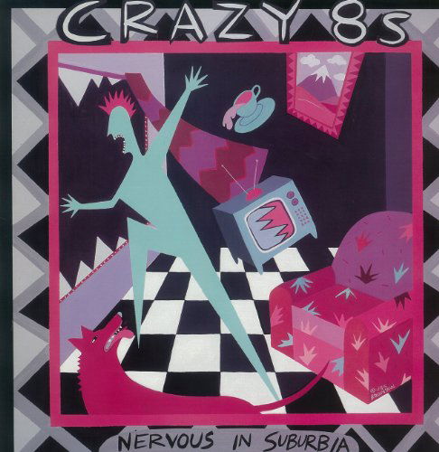 Crazy 8s - Nervous In Suburbia (LP) Cover Arts and Media | Records on Vinyl
