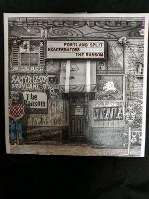Exacerbators & the Ransom - Split (Single) Cover Arts and Media | Records on Vinyl