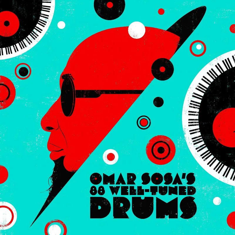 Omar Sosa - Omar Sosa's 88 Well-Tuned Drums (LP) Cover Arts and Media | Records on Vinyl