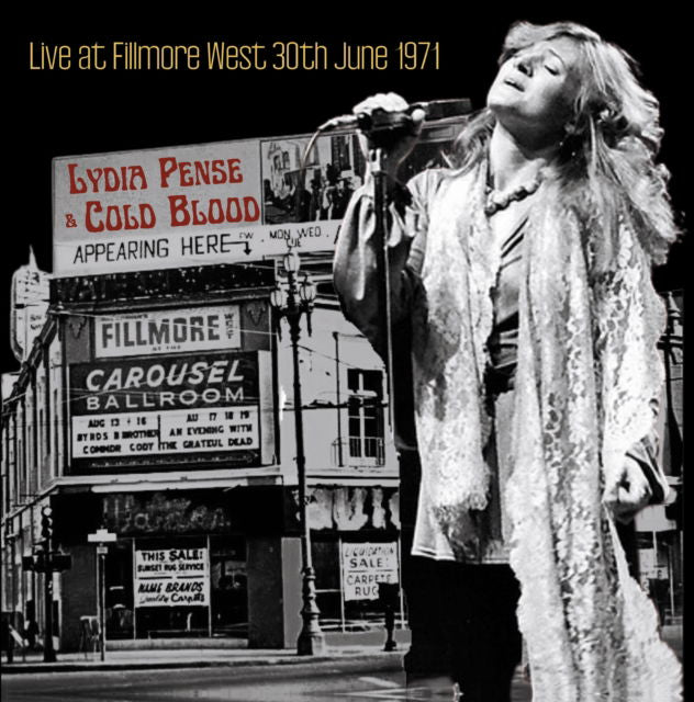 Lydia & Cold Blood Pense - Ive At Fillmore West June 30 1971 (2 LPs) Cover Arts and Media | Records on Vinyl