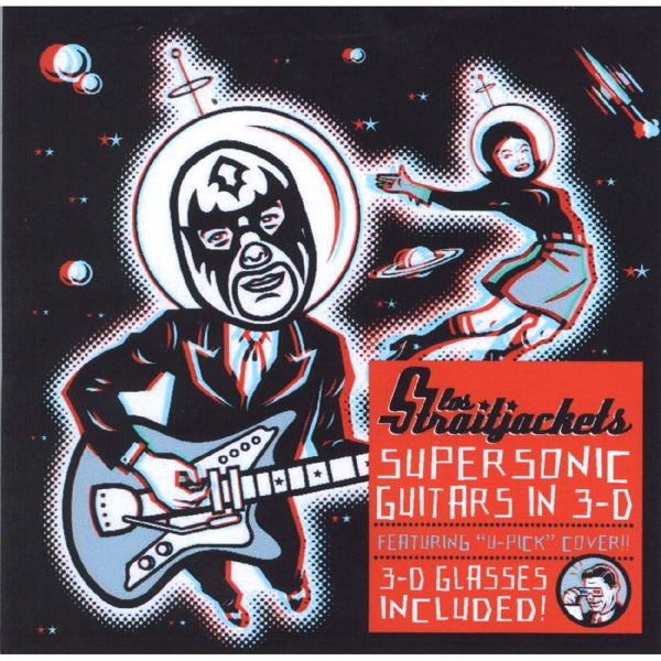 Los Straitjackets - Supersonic Guitars In 3-D (LP) Cover Arts and Media | Records on Vinyl