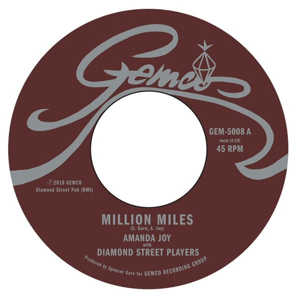  |   | Diamond Street Players With Amanda Joy - Million Miles (Single) | Records on Vinyl