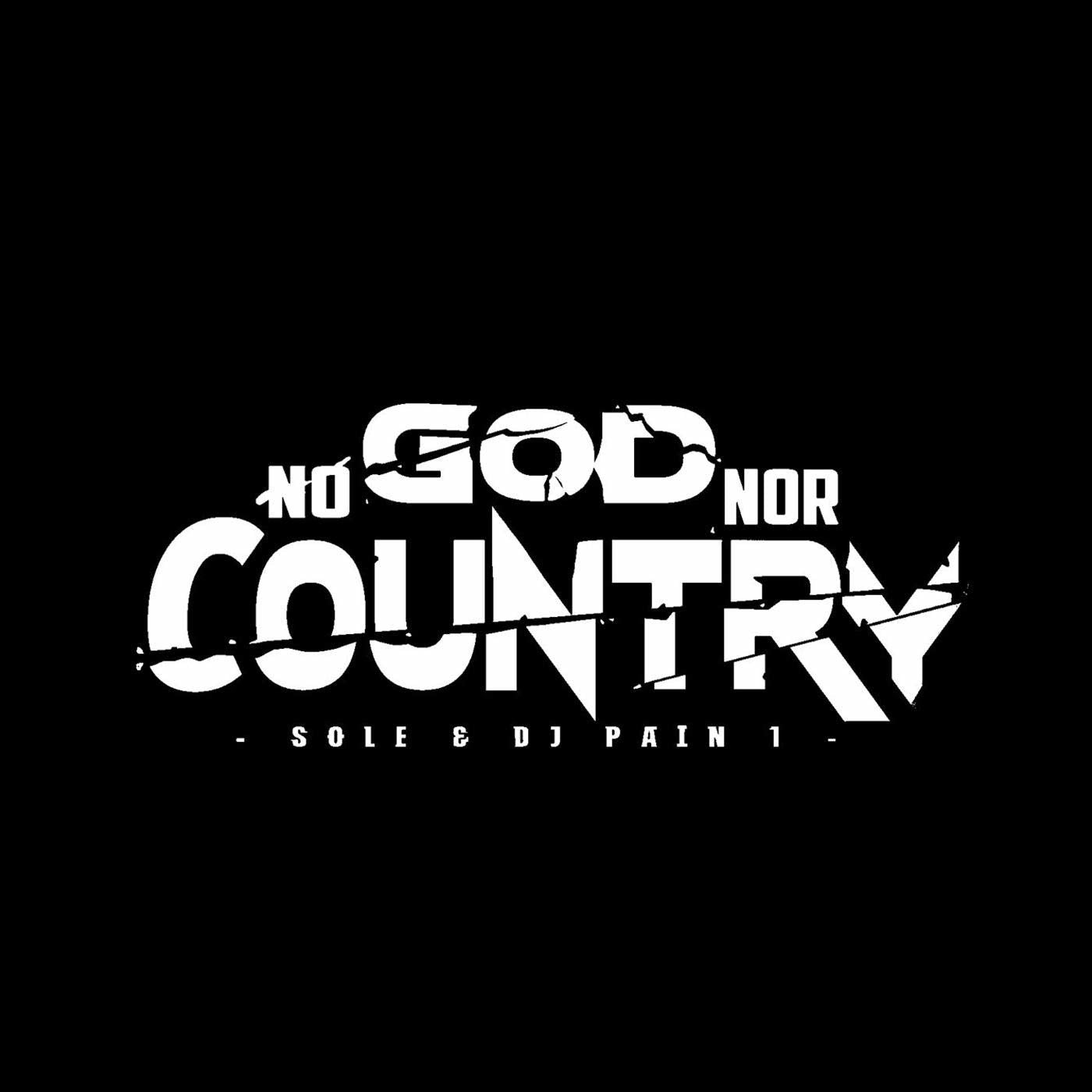 Sole & DJ Pain 1 - No God Nor Country (LP) Cover Arts and Media | Records on Vinyl