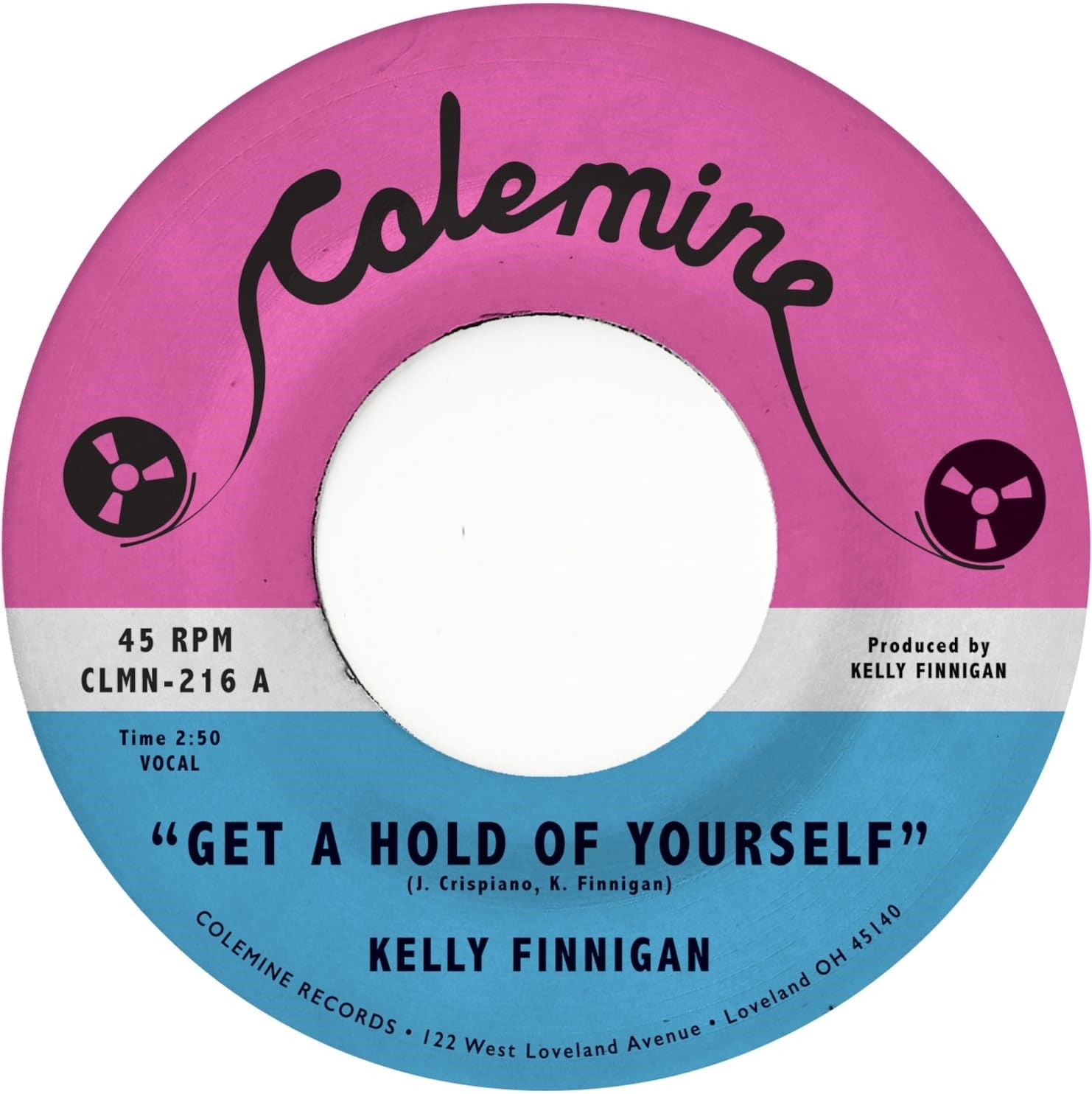 Kelly Finnigan - Get a Hold of Yourself / It Hurts Me So Much (Single) Cover Arts and Media | Records on Vinyl
