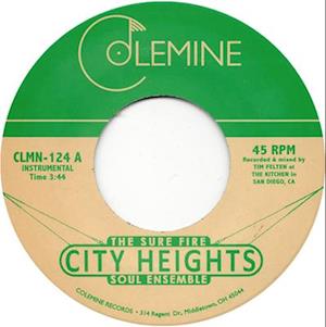 Sure Fire Soul Ensemble - City Heights / Strollin' Adams (Single) Cover Arts and Media | Records on Vinyl