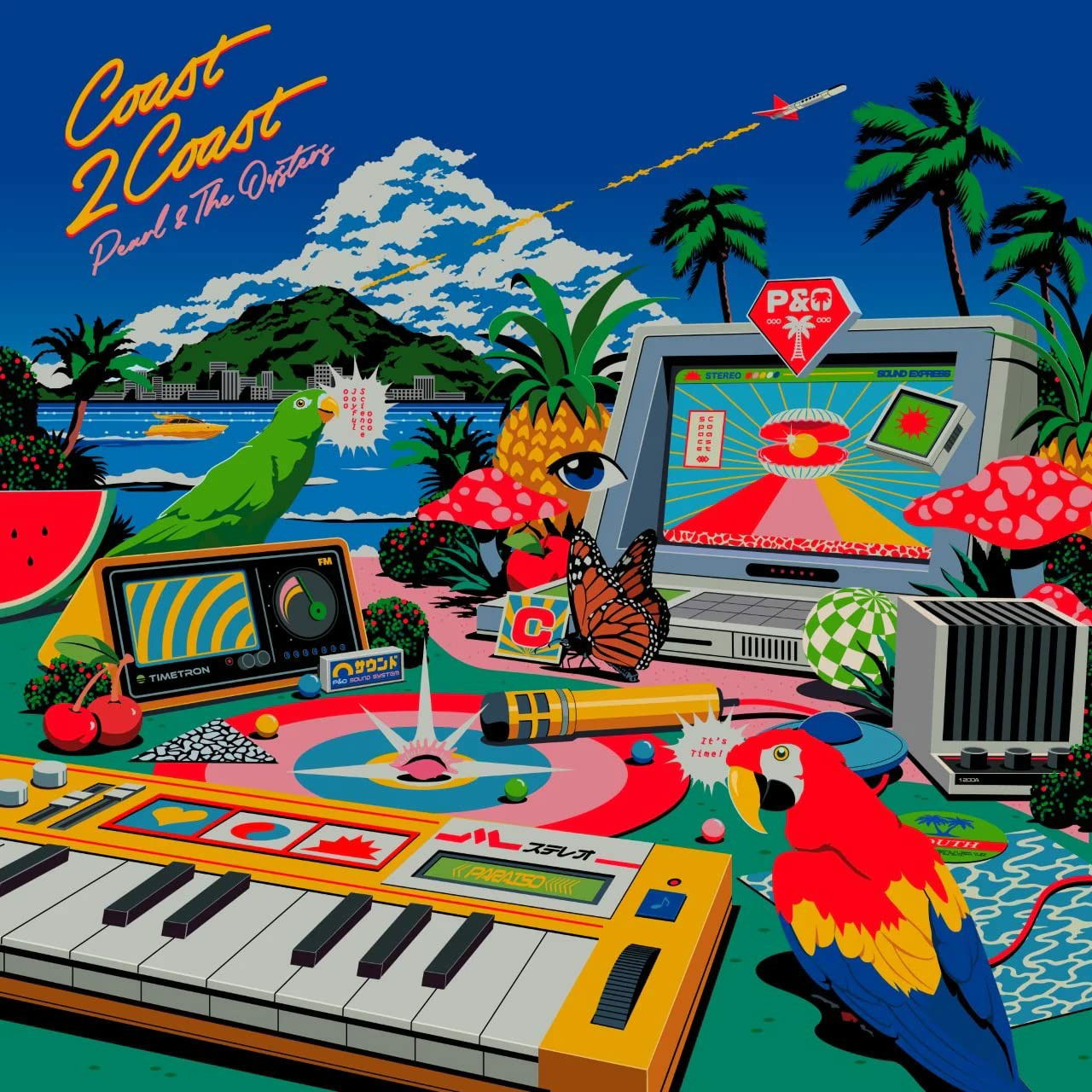 Pearl & the Oysters - Coast 2 Coast (LP) Cover Arts and Media | Records on Vinyl