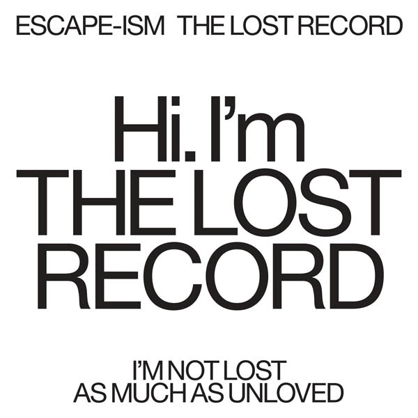  |  Vinyl LP | Escape-Ism - The Lost Record (LP) | Records on Vinyl
