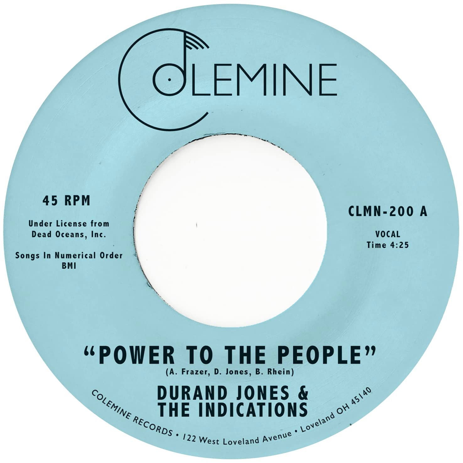  |   | Durand & the Indications Jones - Power To the People (Single) | Records on Vinyl