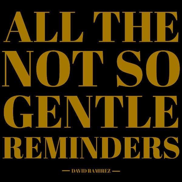 David Ramirez - All the Not So Gentle Reminders (2 LPs) Cover Arts and Media | Records on Vinyl