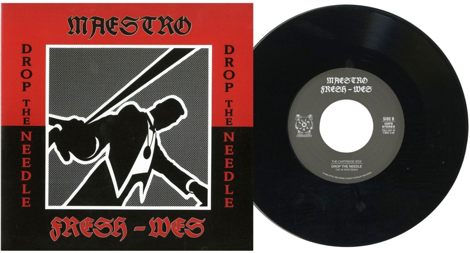 Maestro Fresh Wes - Drop the Needle (Single) Cover Arts and Media | Records on Vinyl