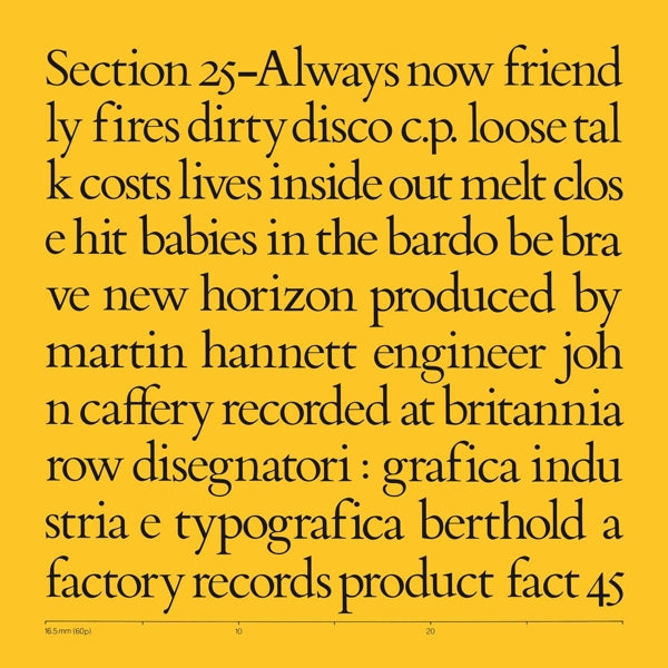  |   | Section 25 - Always Now (5 LPs) | Records on Vinyl