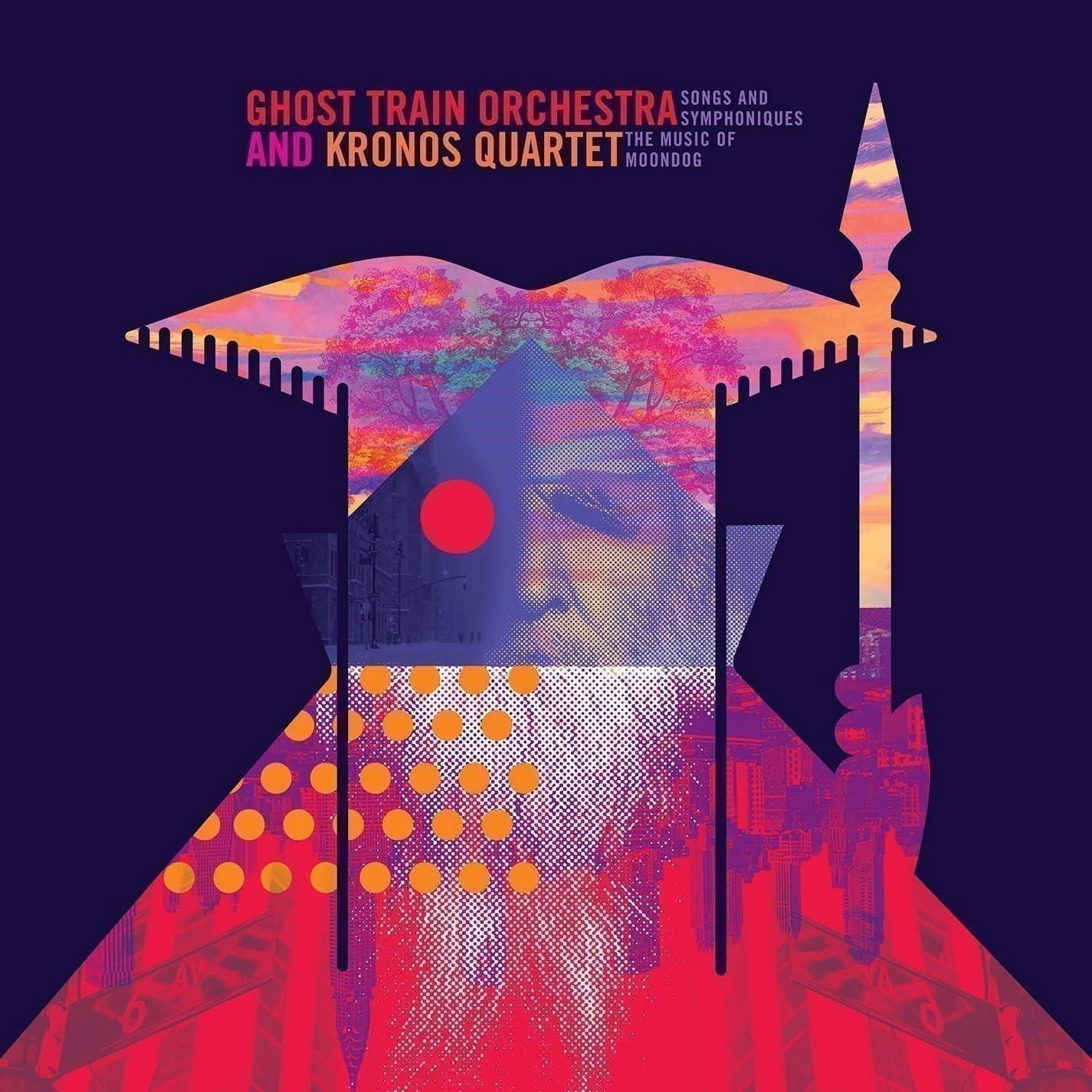 Ghost Train Orchestra & Kronos Quartet - Songs and Symphoniques - the Music of Moondog (2 LPs) Cover Arts and Media | Records on Vinyl