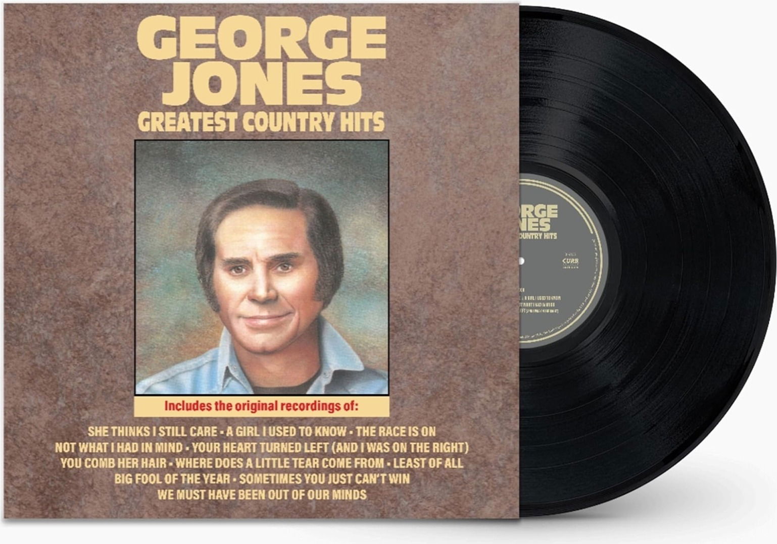 George Jones - Greatest Country Hits (LP) Cover Arts and Media | Records on Vinyl