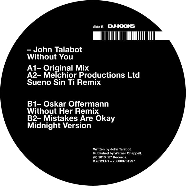  |   | John Talabot - Without You (Single) | Records on Vinyl