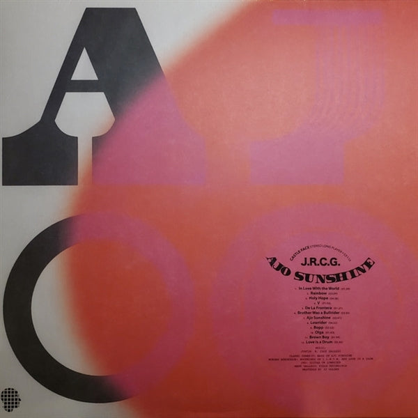  |   | J.R.C.G. - Ajo Sunshine (LP) | Records on Vinyl