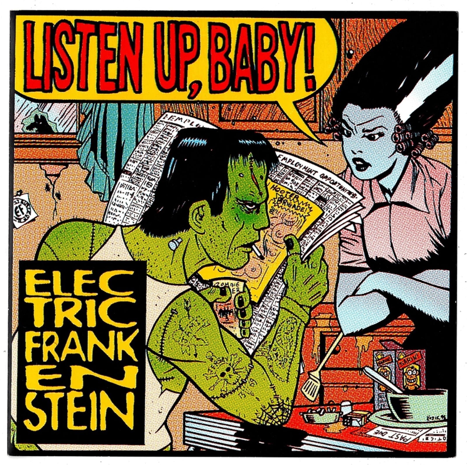 Electric Frankenstein - Listen Up, Baby! (LP) Cover Arts and Media | Records on Vinyl
