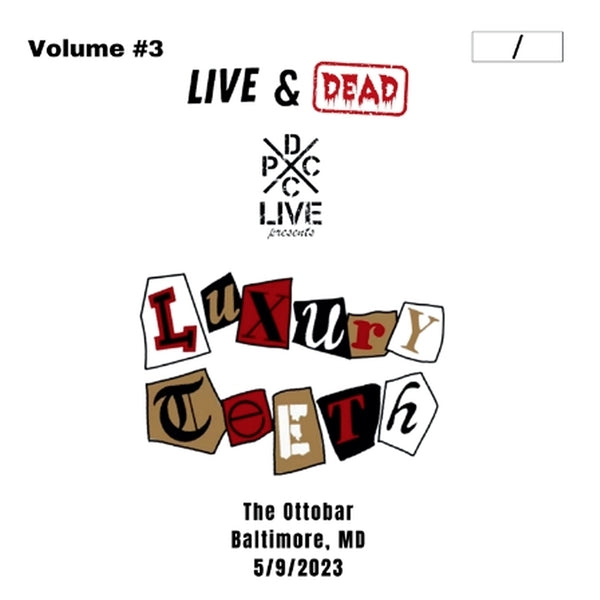  |  Vinyl LP | Luxury Teeth - Dcxpc Live Vol. 3 (LP) | Records on Vinyl