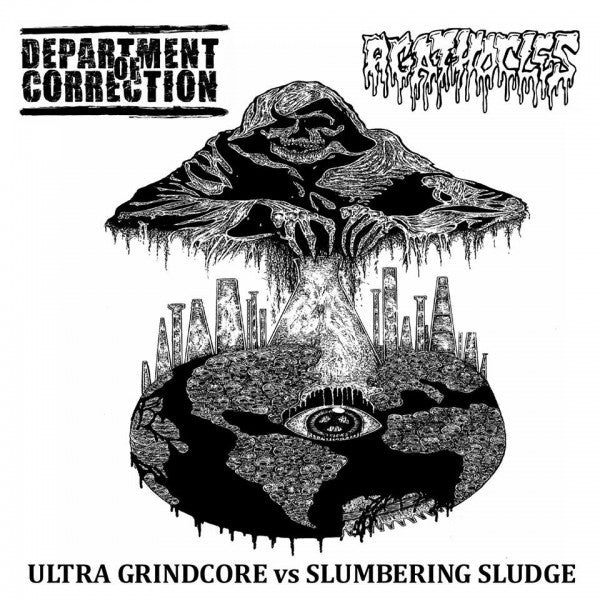 Department of Correction/ Agathocles - Split (LP) Cover Arts and Media | Records on Vinyl