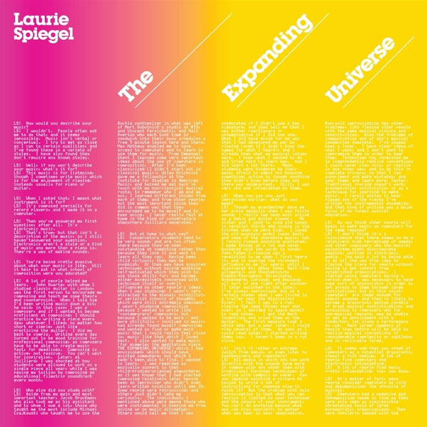  |   | Laurie Spiegel - Expanding Universe (3 LPs) | Records on Vinyl