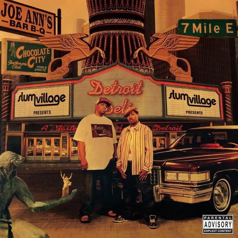 Slum Village - Detroit Deli (A Taste of Detroit) (LP) Cover Arts and Media | Records on Vinyl