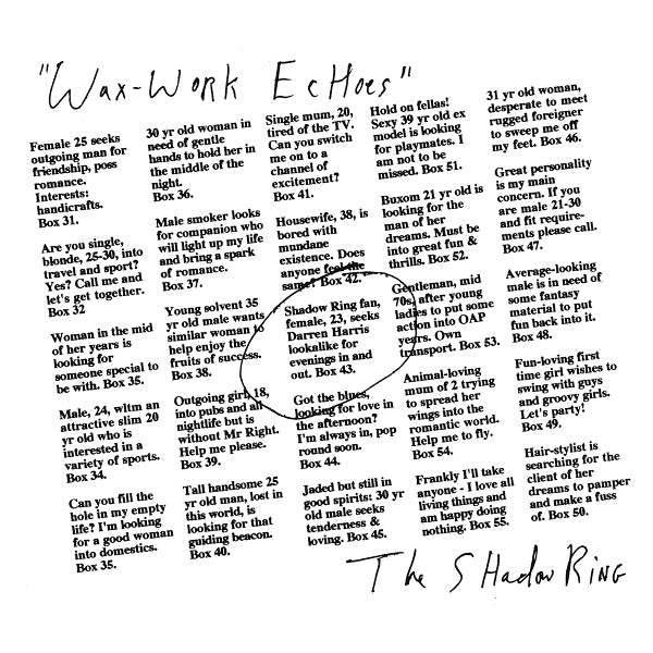  |  Vinyl LP | Shadow Ring - Wax-Works Echoes (LP) | Records on Vinyl