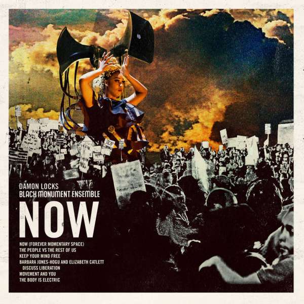 Damon & Black Monument Ensemble Locks - Now (LP) Cover Arts and Media | Records on Vinyl