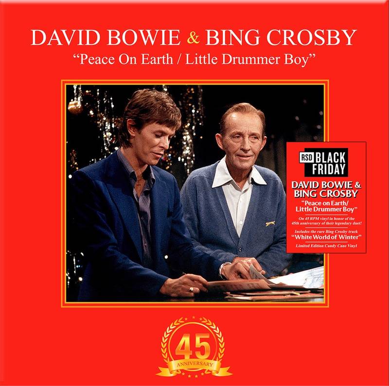 Bing & David Bowie Crosby - Peace On Earth/Little Drummer Boy (LP) Cover Arts and Media | Records on Vinyl