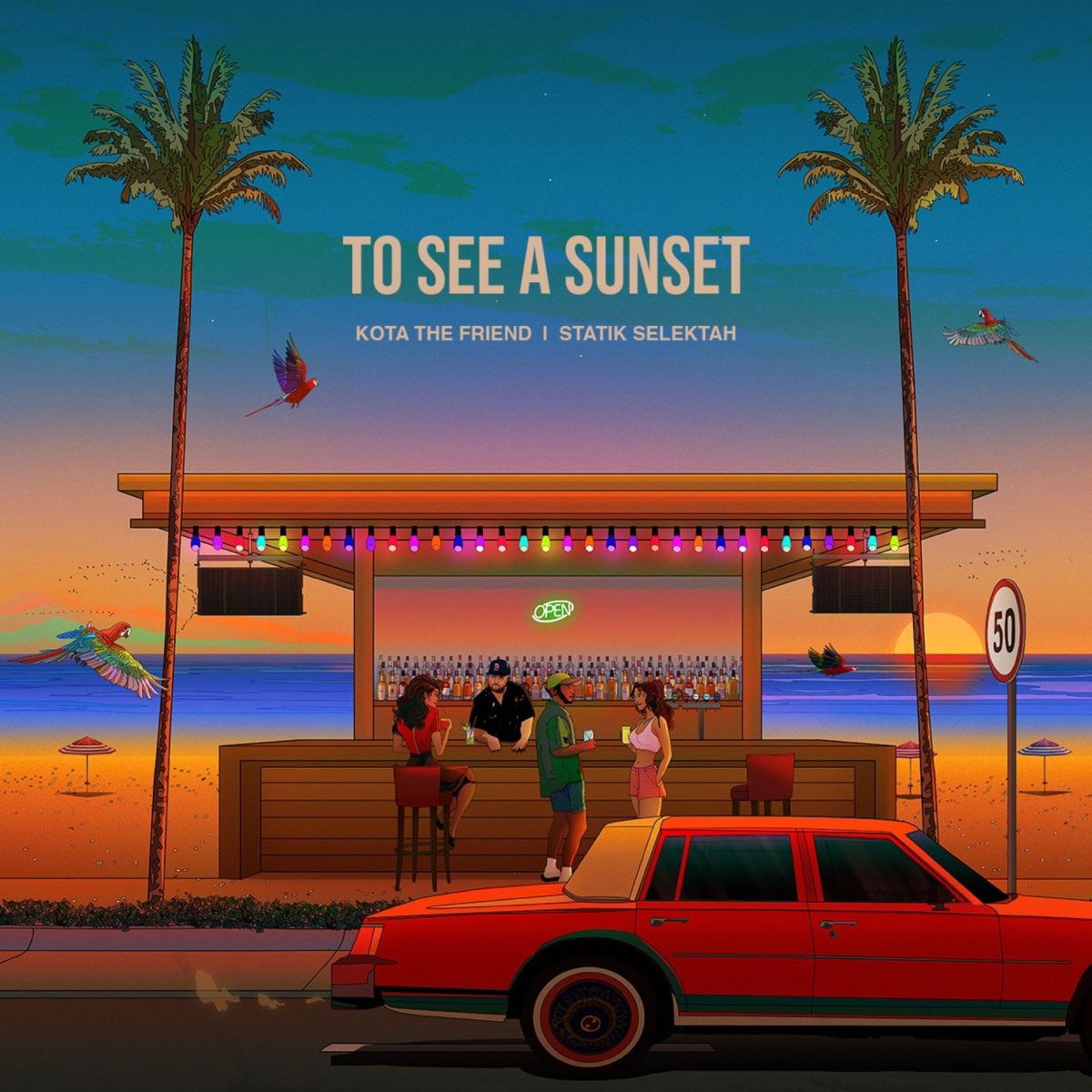 Kota the Friend & Statik Selektah - To See a Sunset (LP) Cover Arts and Media | Records on Vinyl