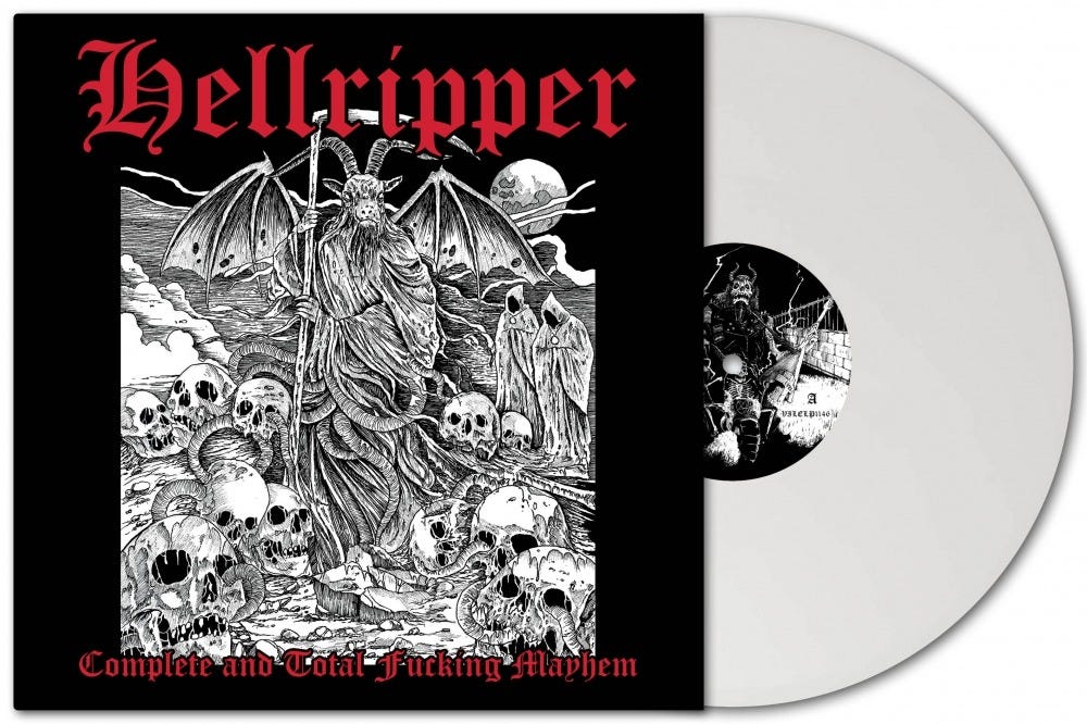 Hellripper - Complete & Total Fucking Mayhem (LP) Cover Arts and Media | Records on Vinyl