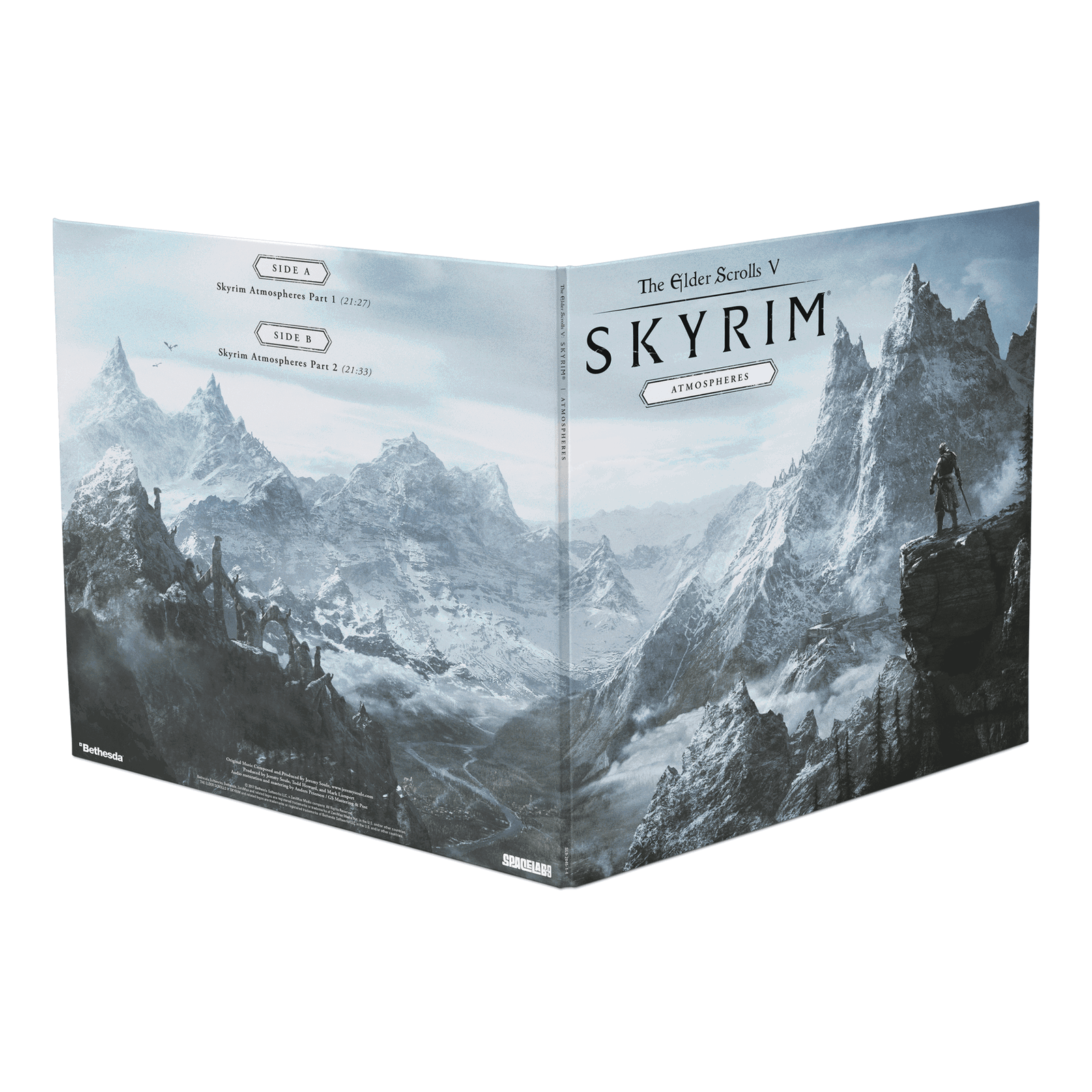 Jeremy Soule - The Elder Scrolls V: Skyrim Atmospheres (2 LPs) Cover Arts and Media | Records on Vinyl