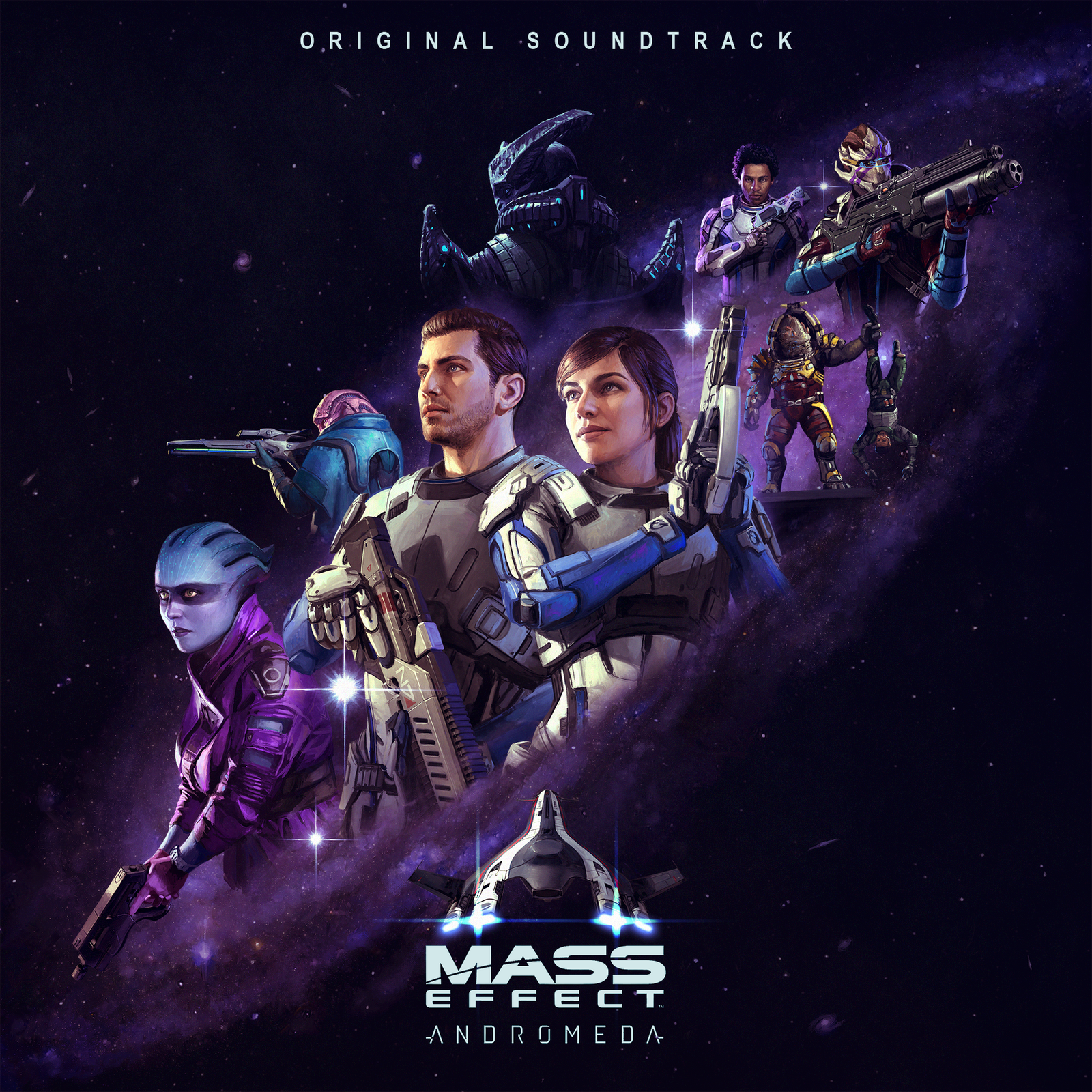 John Paesano - Mass Effect Andromeda: Original Video Game Soundtrack (3 LPs) Cover Arts and Media | Records on Vinyl